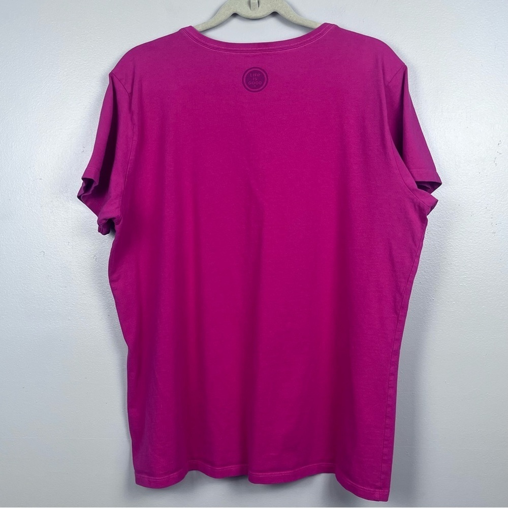 Life Is Good Women's Crusher 100% Cotton V-Neck Tee Shirt Size XL; Mom Themed - Picture 3 of 11